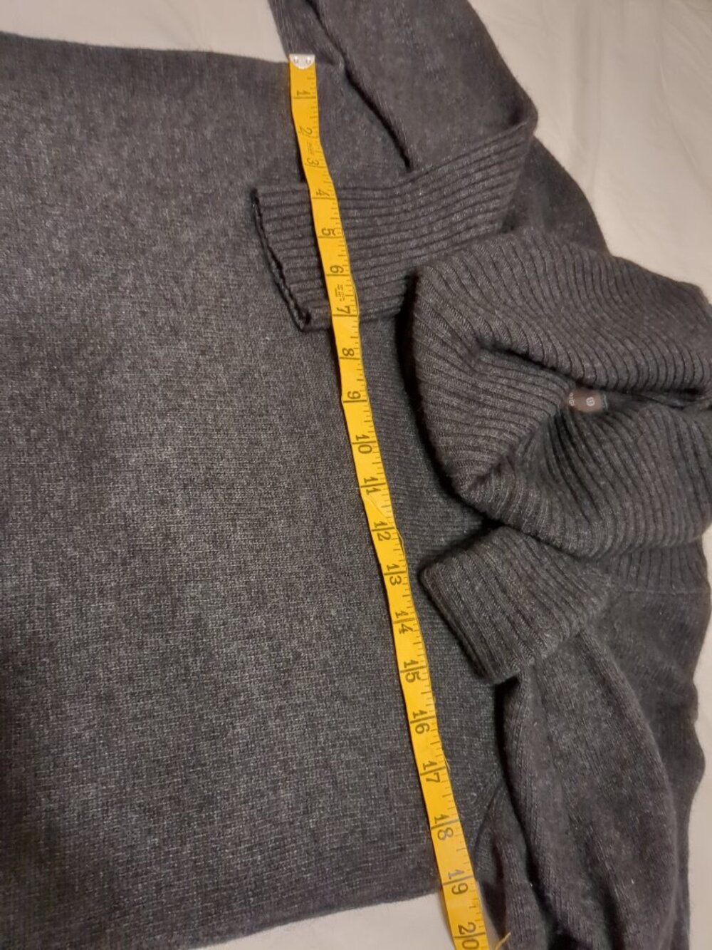 L โโ๐ฌ Long Sleeve Cowl Neck Grey Sweater - Picture 10 of 14